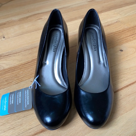 Comfort Plus Black Pumps